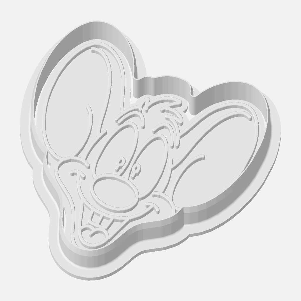 Pinky and the Brain Inspired Cookie Cutter / Stamp Collection