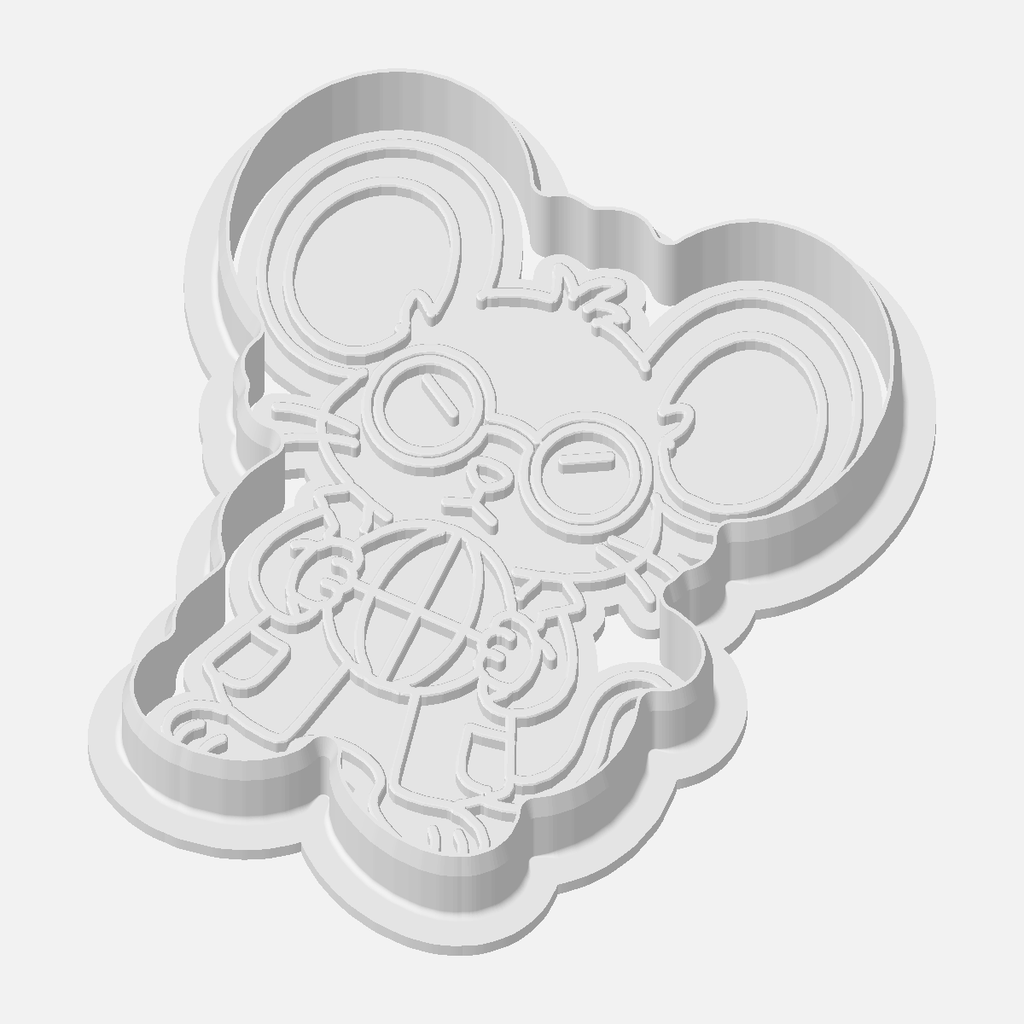 Pinky and the Brain Inspired Cookie Cutter / Stamp Collection