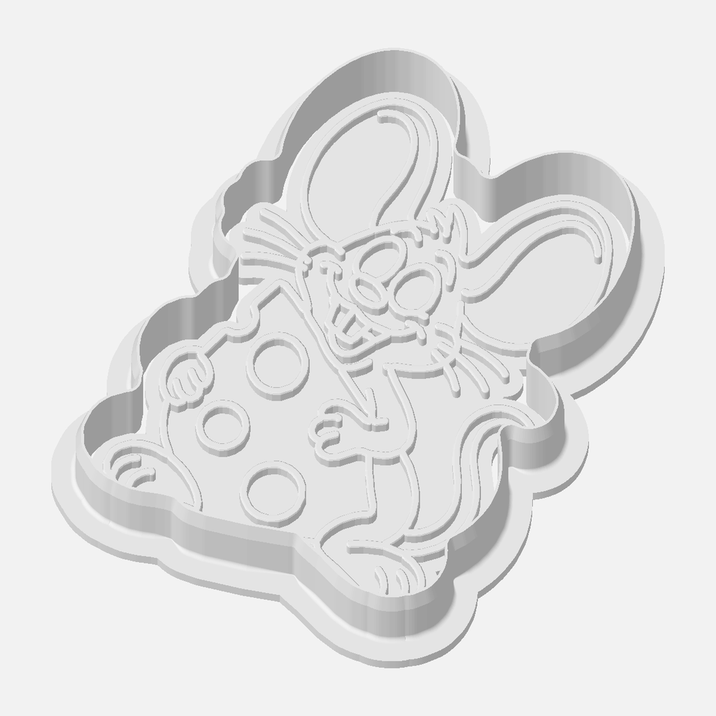 Pinky and the Brain Inspired Cookie Cutter / Stamp Collection