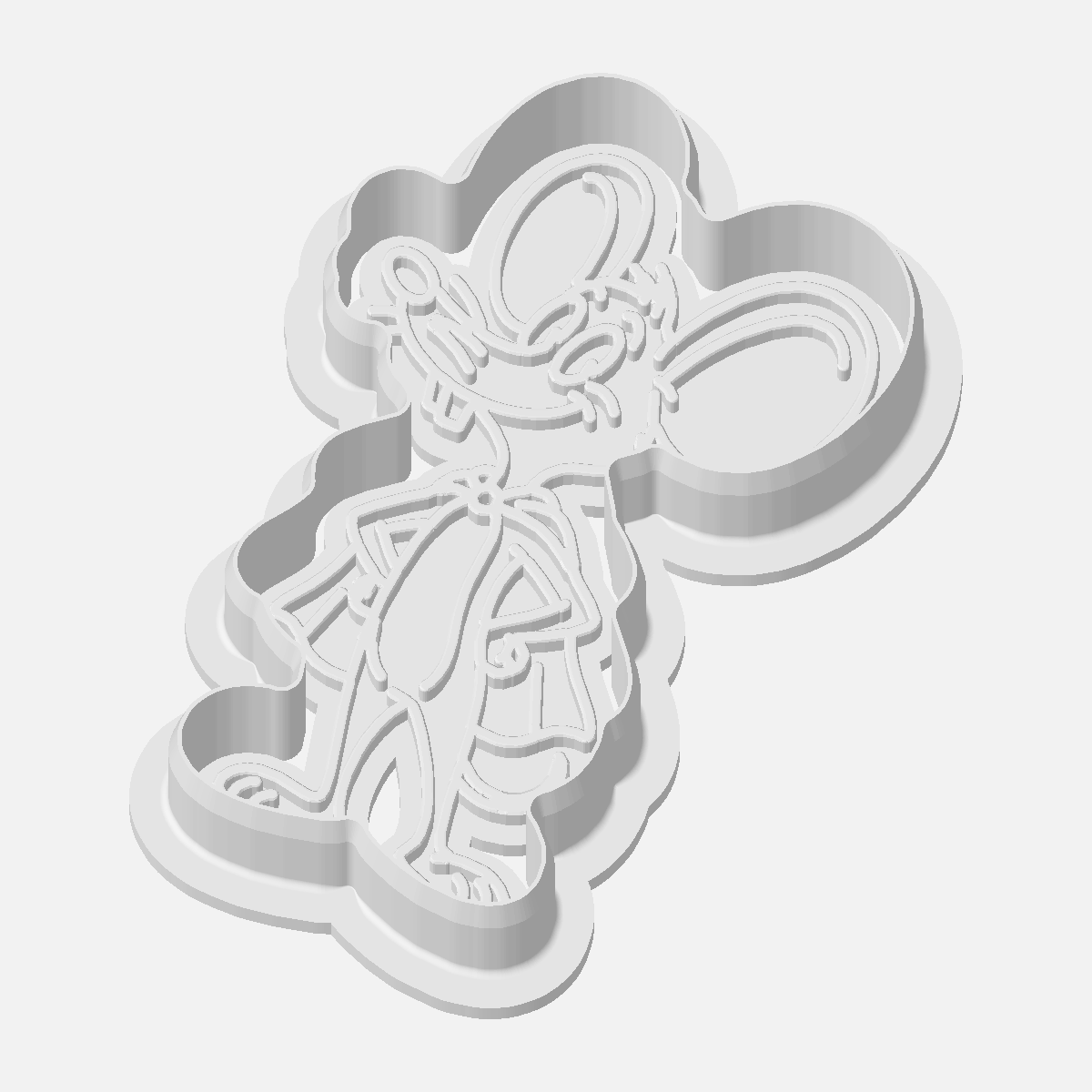 Pinky and the Brain Inspired Cookie Cutter / Stamp Collection