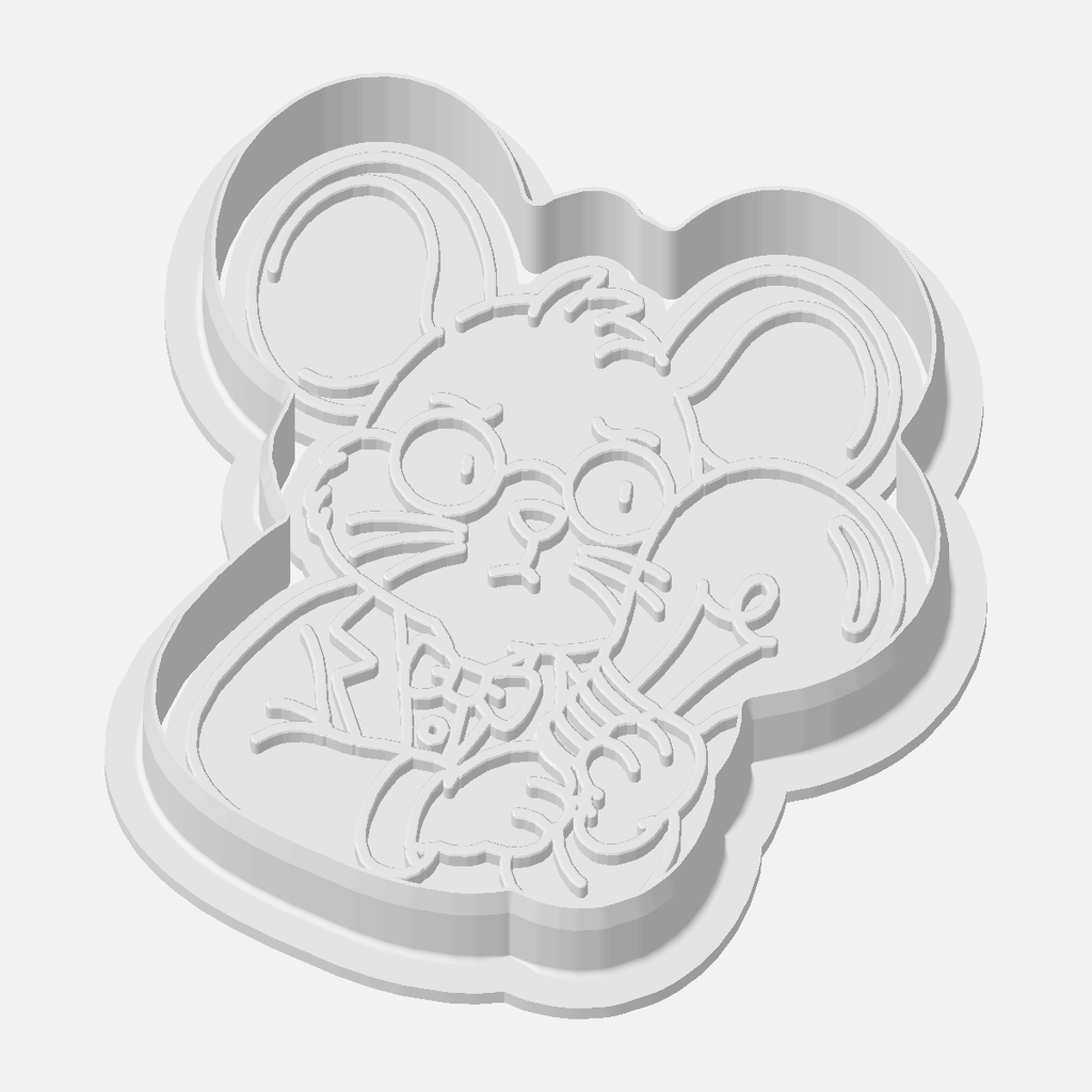 Pinky and the Brain Inspired Cookie Cutter / Stamp Collection