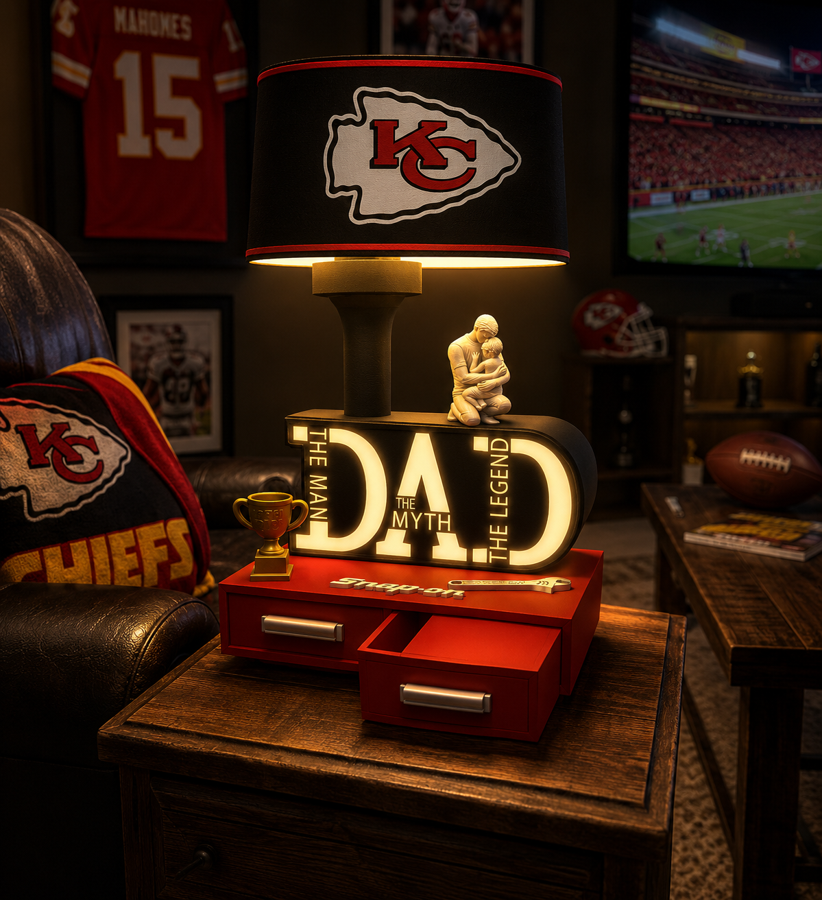 Dad Tool Box Lamp - 3D Printable Model