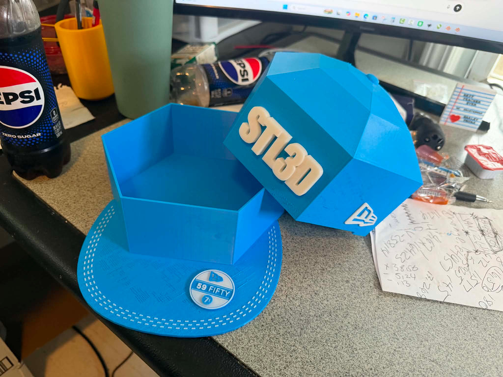 Flat Bill Gift Box - 3D Printable Model