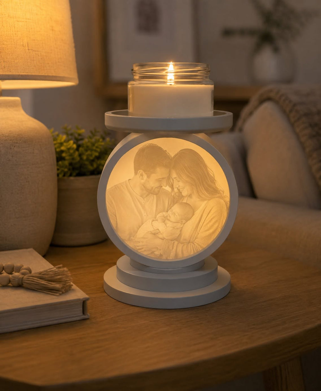 Lithophane Candle Holder