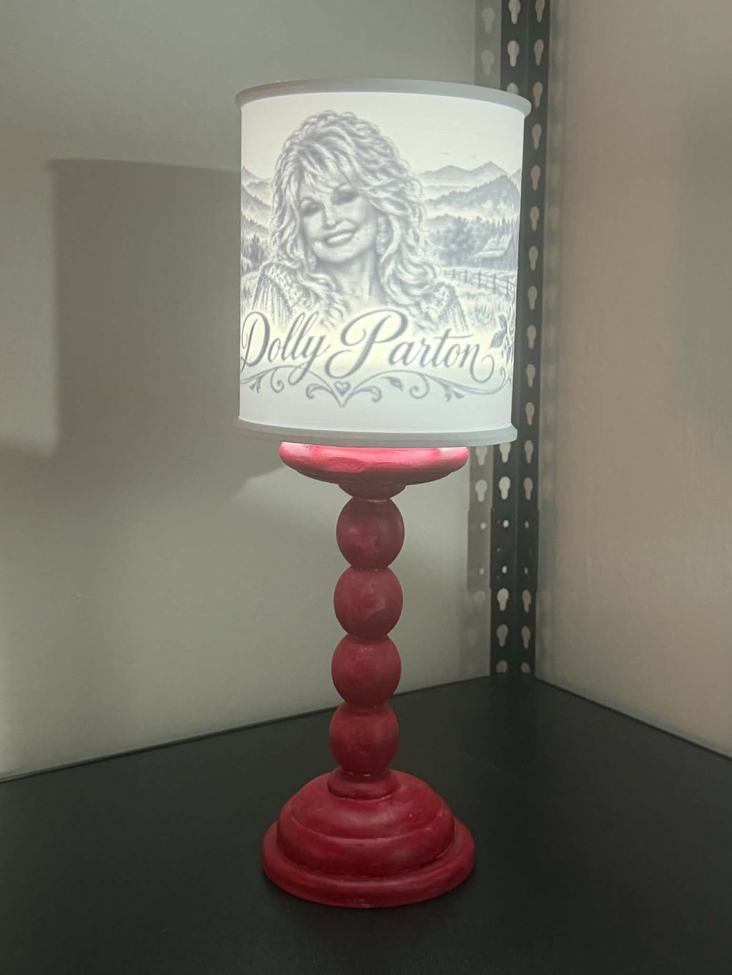 Dolly Lithophane Lamp Shade