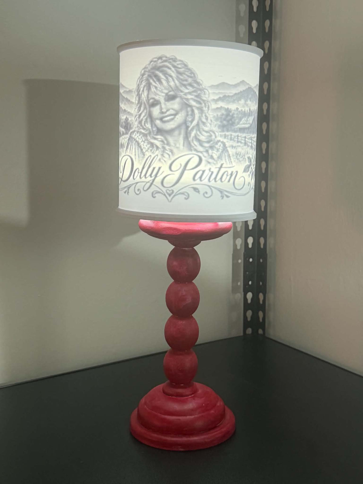 Dolly Lithophane Lamp Shade