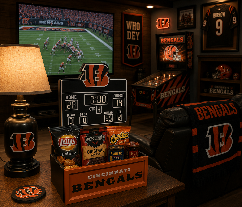 Cincinnati Bengals Tailgate Scoreboard Basket / Planter