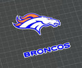 Flat Bill Cap Gift Box - Denver Broncos Logo