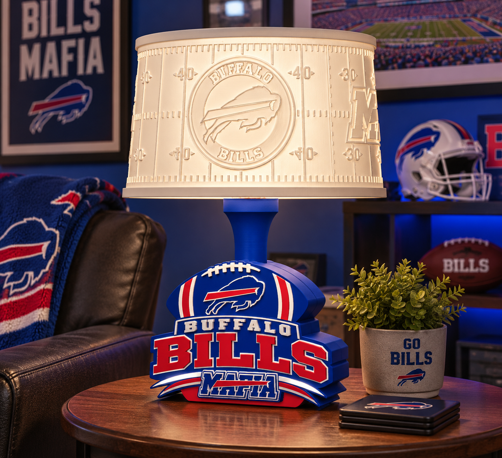 Buffalo Bills Lithophane Lampshade