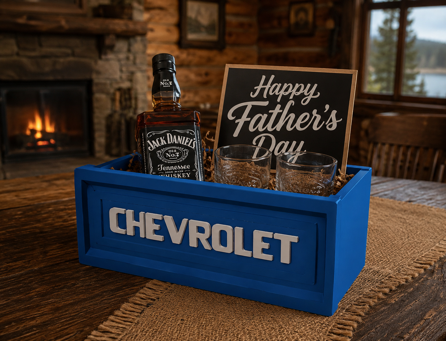 Chevrolet Tailgate Gift Basket / Planter