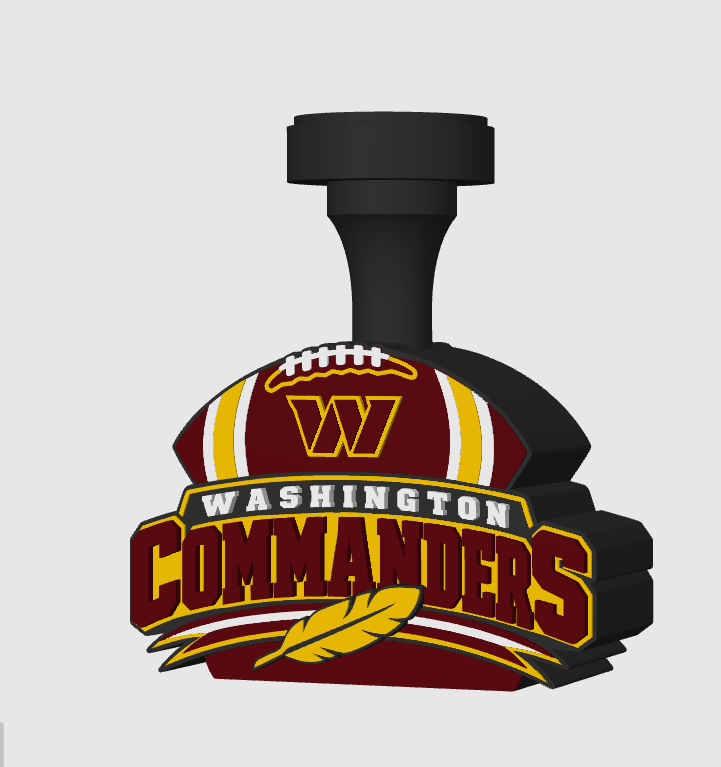 Washington Commanders Lamp Base- Shade Sold Separately