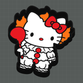 Creepy Clown Kitty