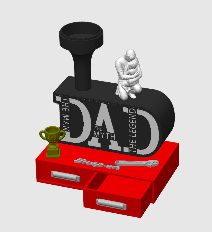 Dad Tool Box Lamp - 3D Printable Model