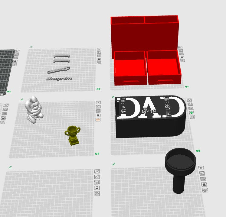 Dad Tool Box Lamp - 3D Printable Model