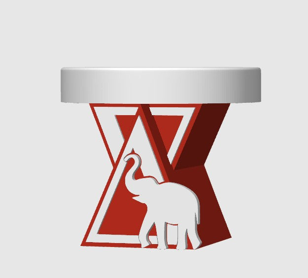 Delta Elephant Candle Holder