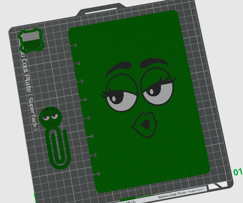 Funny Face Candy Collection - Notebooks, Clipboards & Paper Clips