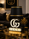Gucci Lamp Base with 3D Printable Lamp Shade and Logos