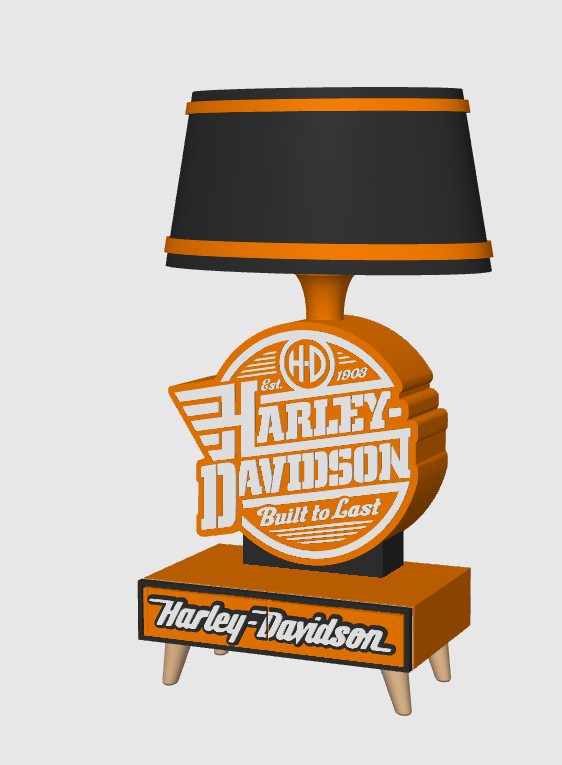 Harley Lamp Base