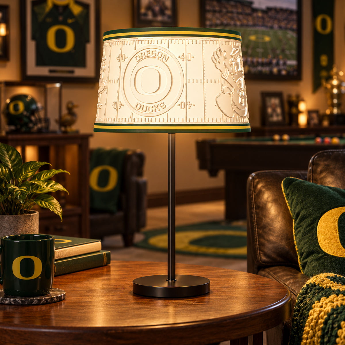 Oregon Ducks Lithophane Lampshade