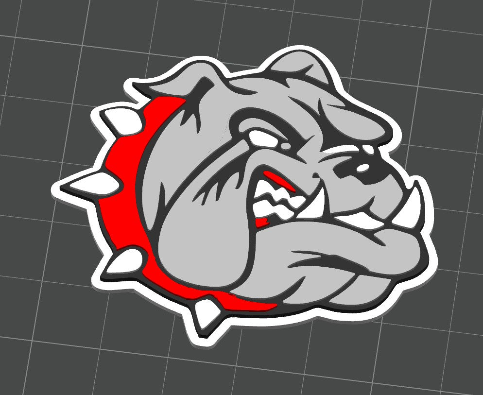 Flat Bill Cap Gift Box - Bulldogs Logo