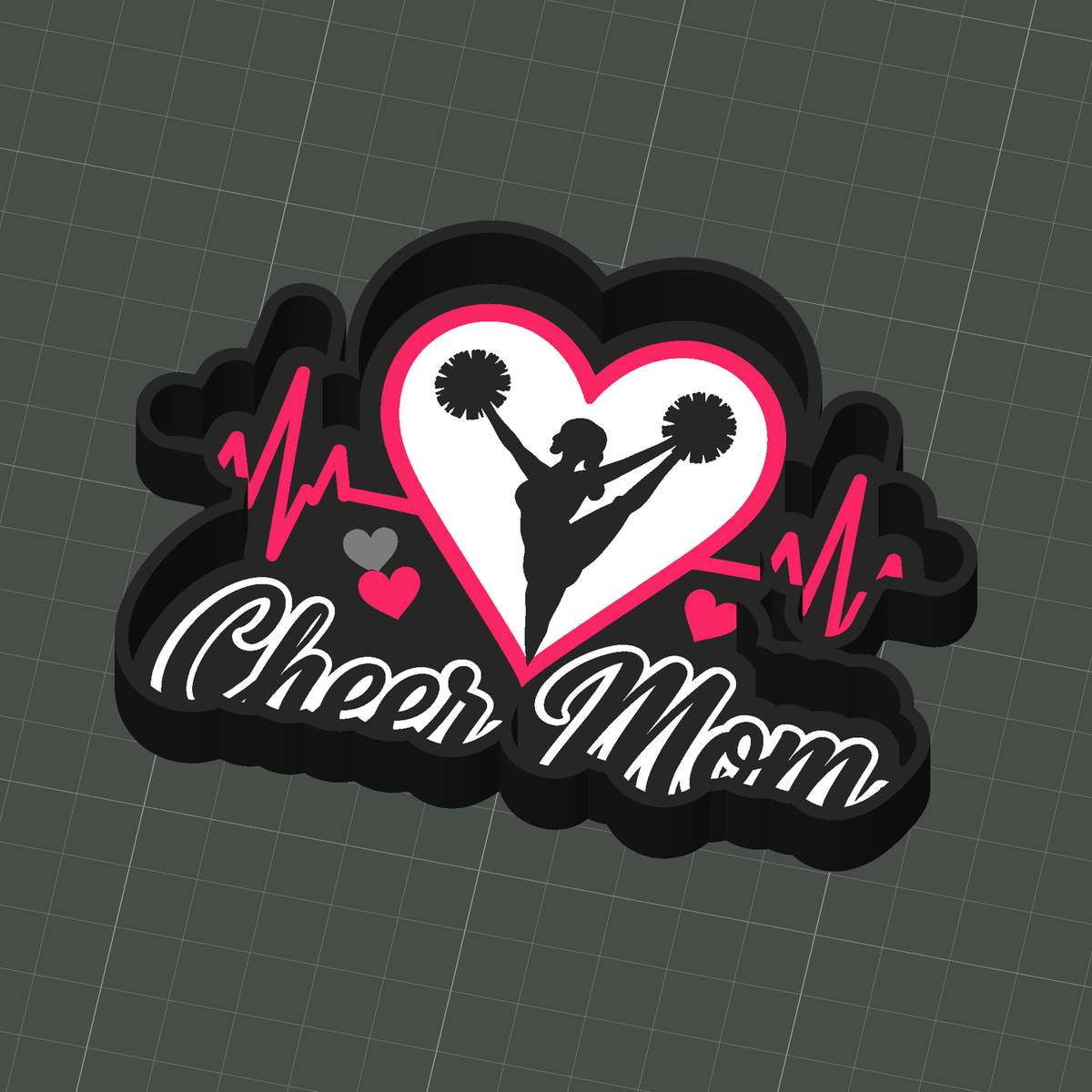 Cheer Mom Trinket Trays