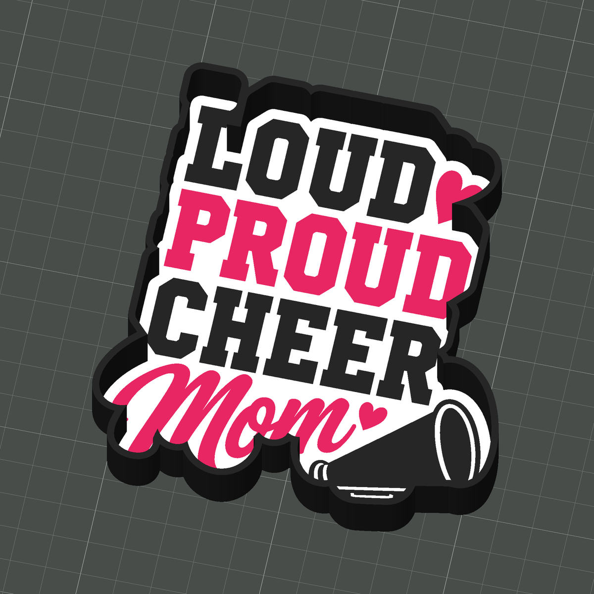 Cheer Mom Trinket Trays