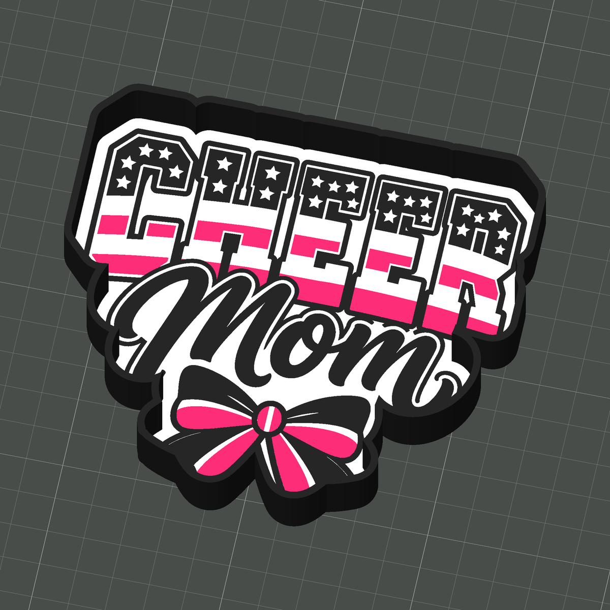 Cheer Mom Trinket Trays