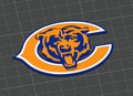 Flat Bill Cap Gift Box - Chicago Bears Cap Logo