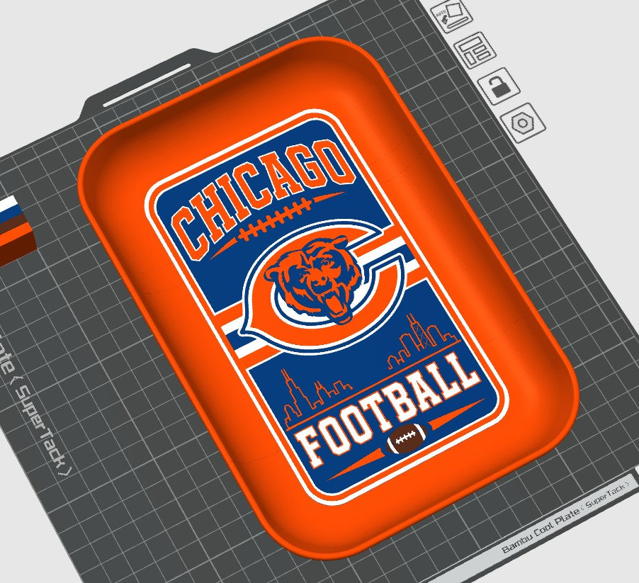 Chicago Bears Trinket Tray
