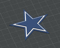 Flat Bill Cap Gift Box - Dallas Cowboys Logo