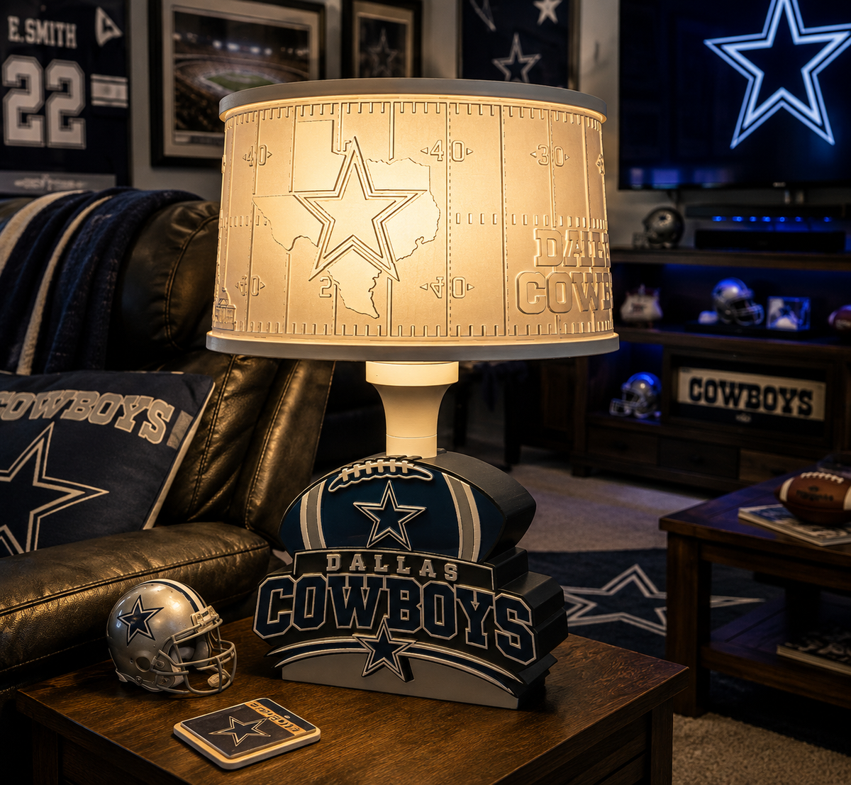 Dallas Cowboys Lamp Base