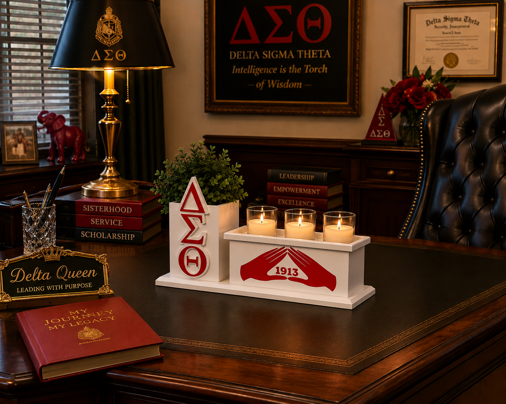 Delta Votive Candle Holder
