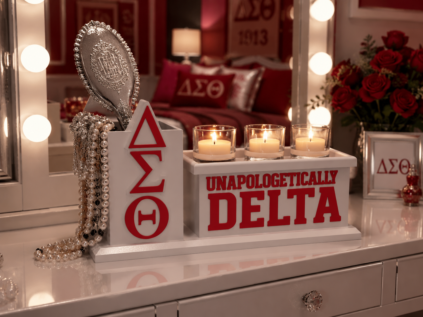 Delta Votive Candle Holder - Unapologetically Delta