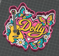 Dolly Small Trinket Trays - 6" x 6" ( Can be Resized Larger )