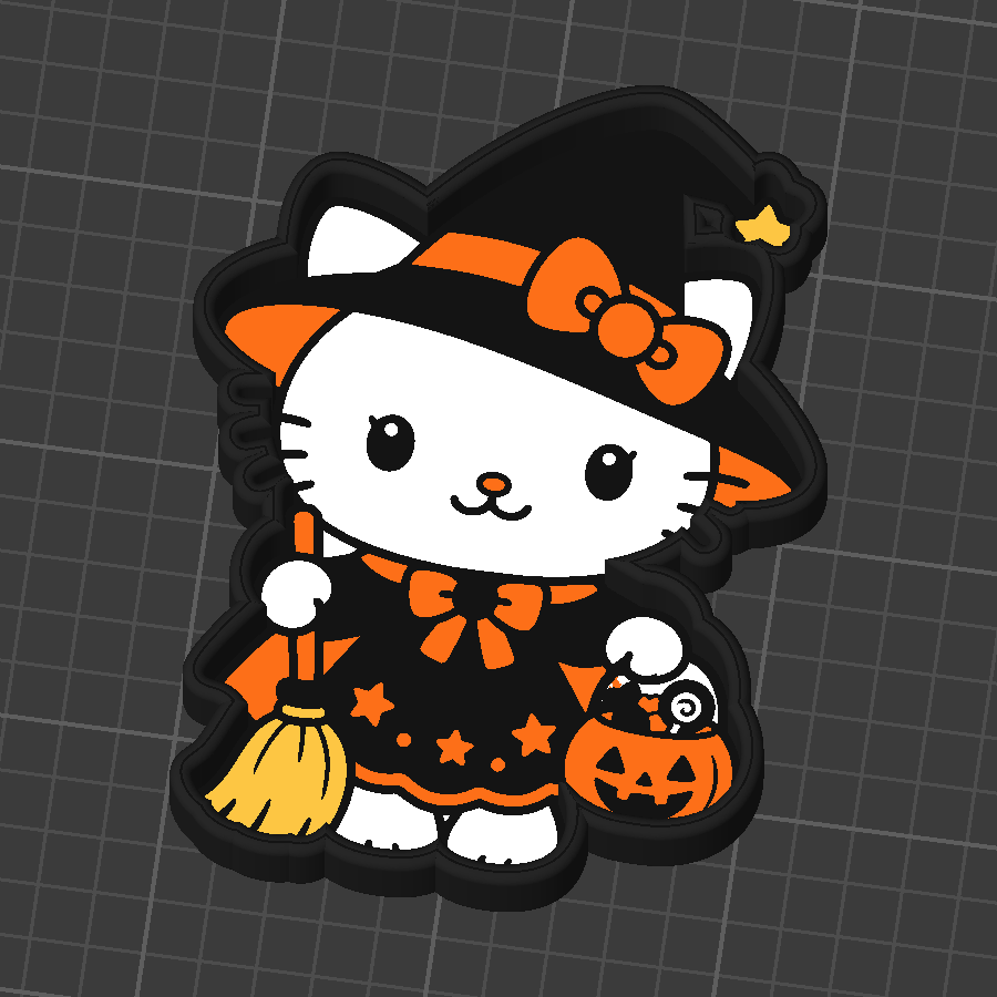 Halloween Kitty Trinket Tray Collection