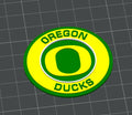 Oregon Ducks Logo - Thin Profile for Curved Surfaces
