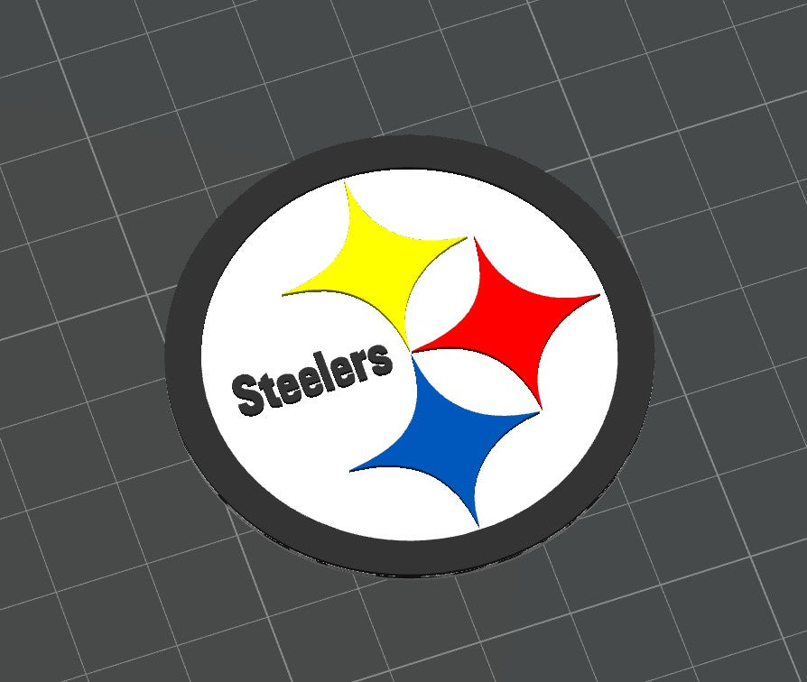 Flat Bill Gift Box - Pittsburg Steelers Logo