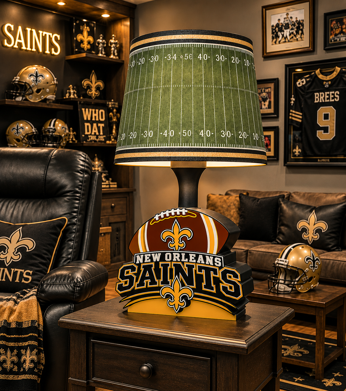 New Orleans Saints - Lamp Base