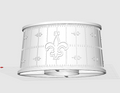 New Orleans Saints - Lithophane Lampshade