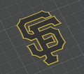 Flat Bill Cap Gift Box - San Francisco Giants Logo