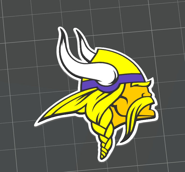 Flatt Bill Cap Gift Box - Minnesota Vikings Logo