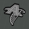 STL3D - Atlanta Logo Trinket Tray