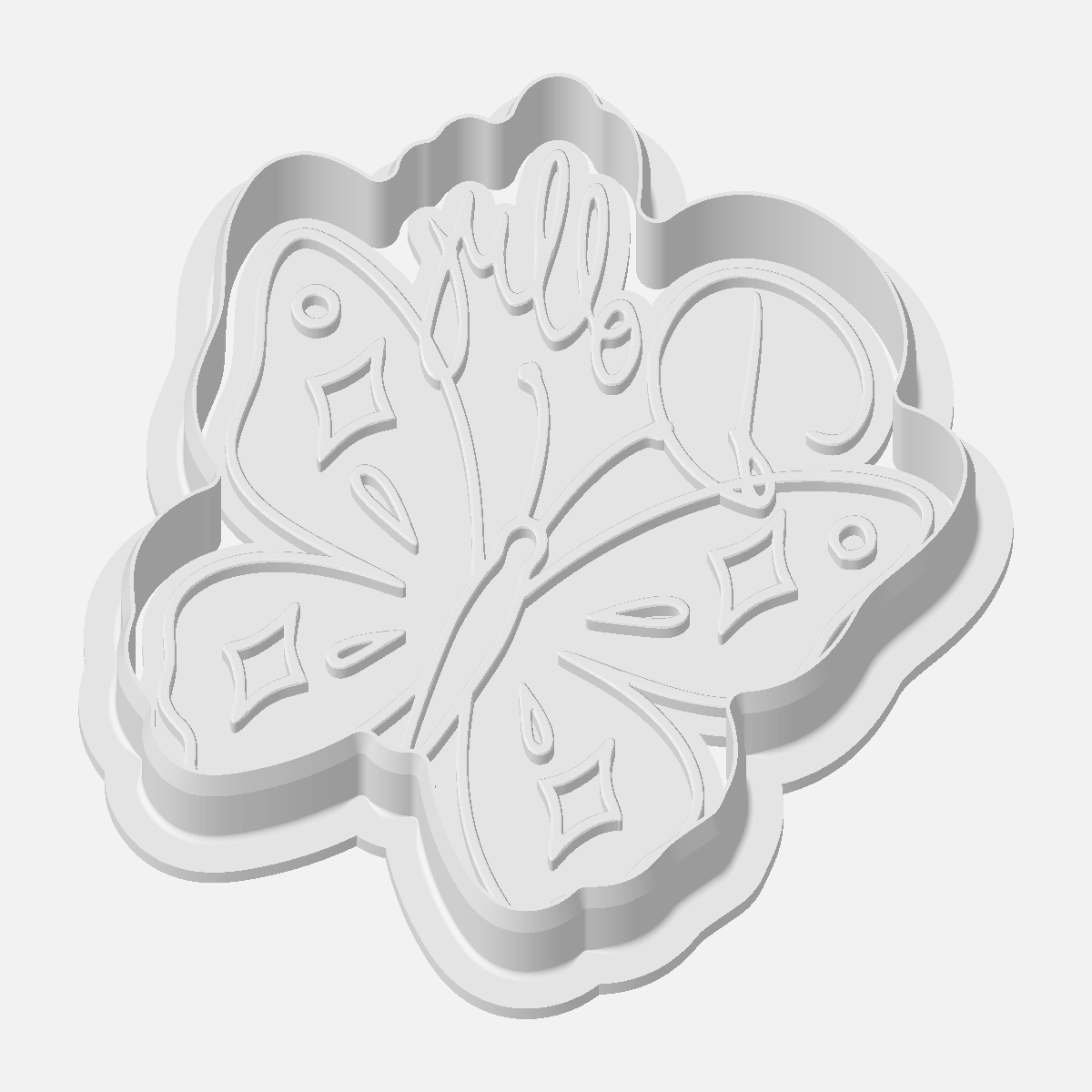 Dolly Cookie Cutter / Stamp Collection - Butterfly and Dolly