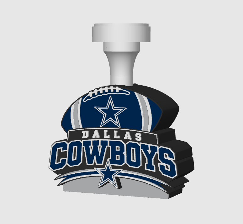 Dallas Cowboys Lamp Base