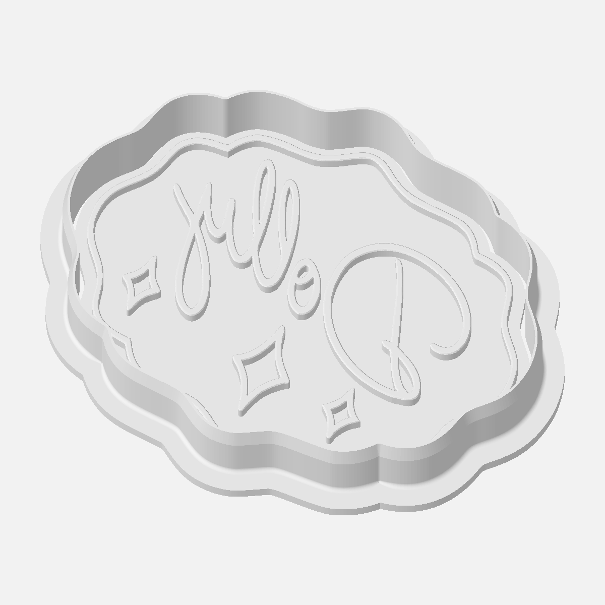Dolly Cookie Cutter / Stamp Collection - Decorative Plaque
