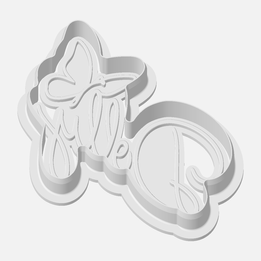 Dolly Cookie Cutter / Stamp Collection - Dolly and Butterfly