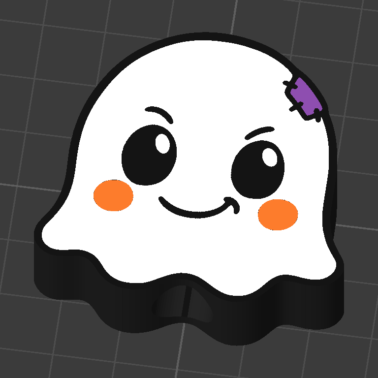 Ghost 01 straw topper