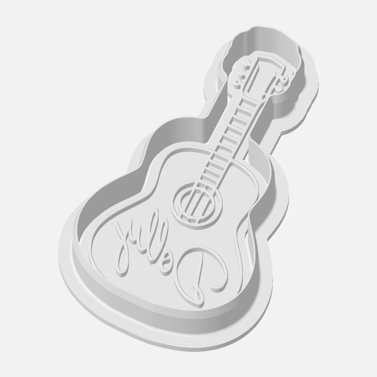 Dolly Cookie Cutter / Stamp Collection - Guitar