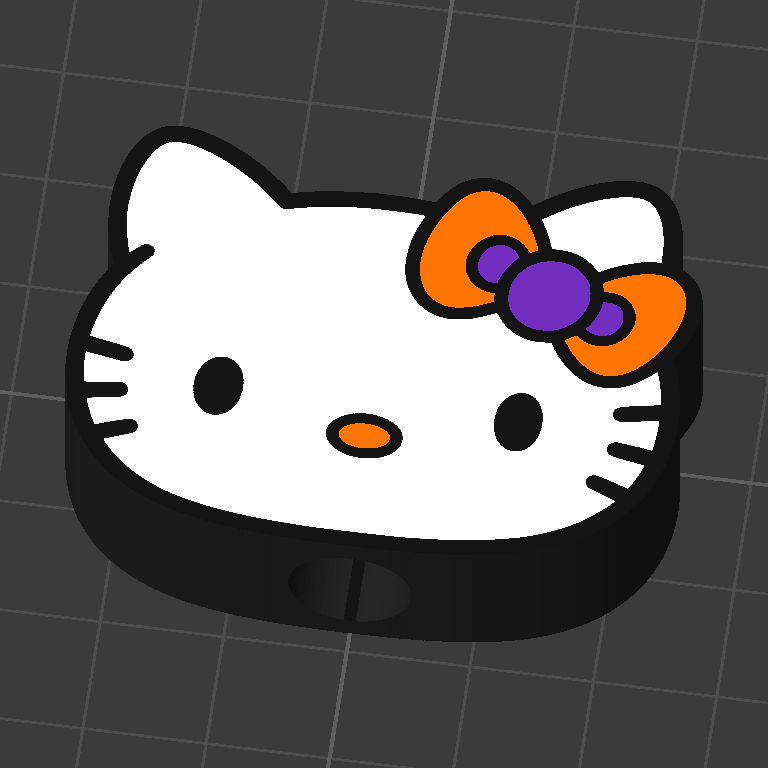 Hello Kitty 01 straw topper