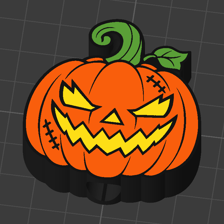 Pumpkin 01 straw topper